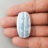 Opale Owyhee Blu Naturale Forma Cuscion Piatto Cabochon Liscio Fatto a Mano 35X19X10mm 9,40gm 1pz