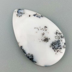 Opale Rosa Naturale Forma Goccia Piatto Cabochon Liscio Fatto a Mano 40X25mm 6.22gm 1pz