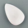 Opale Rosa Naturale Forma Goccia Piatto Cabochon Liscio Fatto a Mano 28X18mm 3.47gm 1pz