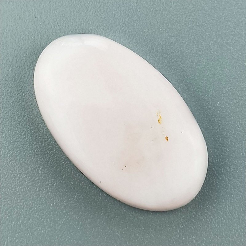 Opale Rosa Naturale Forma Ovale Piatto Cabochon Liscio Fatto a Mano 24X14mm 2.46gm 1pz