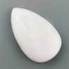 Opale Rosa Naturale Forma Goccia Piatto Cabochon Liscio Fatto a Mano 35X21mm 7.00gm 1pz