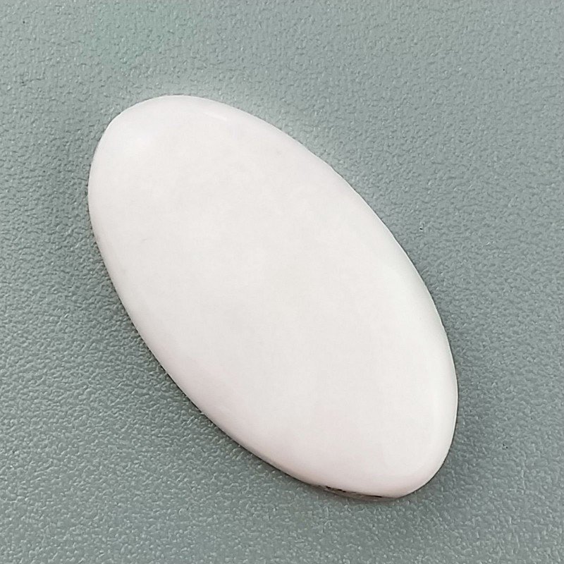Opale Rosa Naturale Forma Ovale Piatto Cabochon Liscio Fatto a Mano 20X11mm 1,02gm 1pz