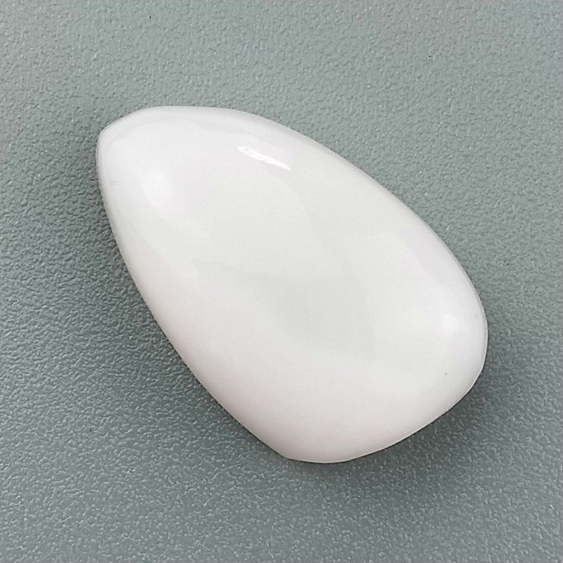 Opale Rosa Naturale Forma Fantasia Piatto Cabochon Liscio Fatto a Mano 20X12mm 1.79gm 1pz