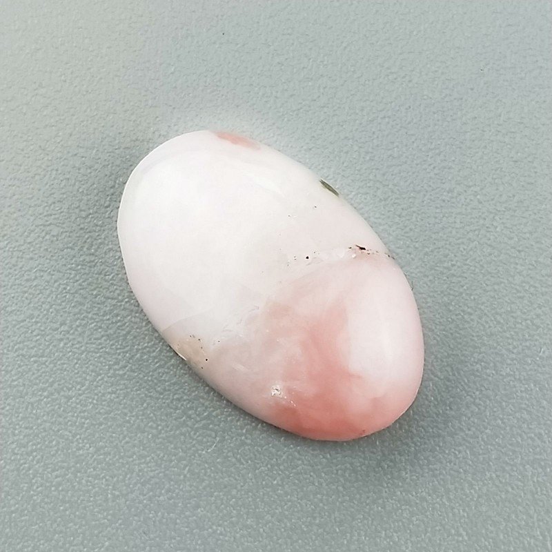 Opale Rosa Naturale Forma Ovale Piatto Cabochon Liscio Fatto a Mano 17X11mm 1.35gm 1pz
