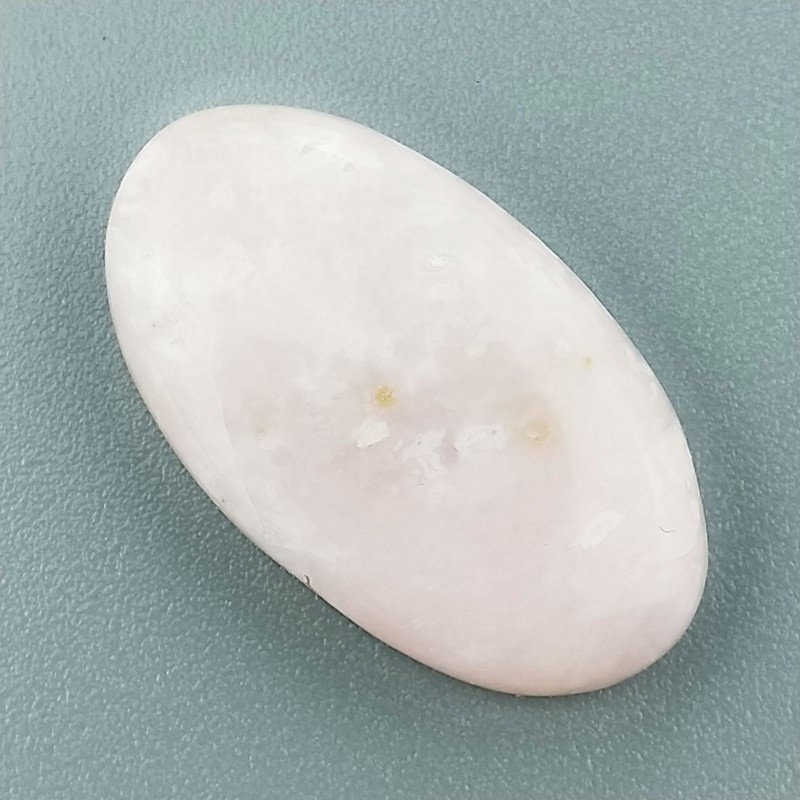 Opale Rosa Naturale Forma Ovale Piatto Cabochon Liscio Fatto a Mano 24X13mm 2.26gm 1pz
