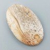 Pietra Paesina Naturale Forma Ovale Piatto Cabochon Liscio Fatto a Mano 46X29X5mm 11,60gm 1pz