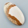 Pietra Paesina Naturale Forma Ovale Piatto Cabochon Liscio Fatto a Mano 47X26X5mm 12,25gm 1pz