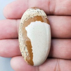 Pietra Paesina Naturale Forma Ovale Piatto Cabochon Liscio Fatto a Mano 47X26X5mm 12,25gm 1pz Pietra Paesina Naturale Forma Ovale Piatto Cabochon Liscio Fatto a Mano 47X26X5mm 12,25gm 1pz