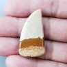 Pietra Paesina Naturale Forma Fantasia Piatto Cabochon Liscio Fatto a Mano 37X20X4mm 6,00gm 1pz