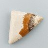 Pietra Paesina Naturale Forma Fantasia Piatto Cabochon Liscio Fatto a Mano 20X32X6mm 4,90gm 1pz