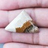 Pietra Paesina Naturale Forma Fantasia Piatto Cabochon Liscio Fatto a Mano 20X32X6mm 4,90gm 1pz