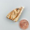 Pietra Paesina Naturale Forma Fantasia Piatto Cabochon Liscio Fatto a Mano 31X15X7mm 5,85gm 1pz