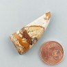 Pietra Paesina Naturale Forma Fantasia Piatto Cabochon Liscio Fatto a Mano 31X15X7mm 5,90gm 1pz