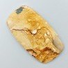 Pietra Paesina Naturale Forma Cuscino Piatto Cabochon Liscio Fatto a Mano 56X31X5mm 16,20gm 1pz