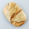 Pietra Paesina Naturale Forma Cuscino Piatto Cabochon Liscio Fatto a Mano 42X29X5mm 13,40gm 1pz