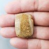 Pietra Paesina Naturale Forma Cuscino Piatto Cabochon Liscio Fatto a Mano 30X23X5mm 6,05gm 1pz