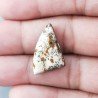 Pietra Paesina Naturale Forma Fantasia Piatto Cabochon Liscio Fatto a Mano 21X15X5mm 2,50gm 1pz