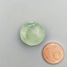 Prehnite Naturale Forma Tondo Piatto Cabochon Liscio Fatto a Mano 18X18X7mm 23,00 Carati 1pz