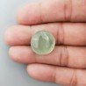 Prehnite Naturale Forma Tondo Piatto Cabochon Liscio Fatto a Mano 18X18X7mm 23,00 Carati 1pz