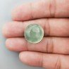 Prehnite Naturale Forma Tondo Piatto Cabochon Liscio Fatto a Mano 18X18X8mm 24,80 Carati 1pz