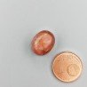 Pietra Di Sole 'Eliolite' Naturale Forma Ovale Piatto Cabochon Liscio Fatto a Mano 14X11X7mm 9,30 Carati 1pz