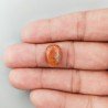 Pietra Di Sole 'Eliolite' Naturale Forma Ovale Piatto Cabochon Liscio Fatto a Mano 14X11X6mm 8,65 Carati 1pz