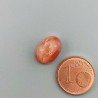 Pietra Di Sole 'Eliolite' Naturale Forma Ovale Piatto Cabochon Liscio Fatto a Mano 13X9X6mm 5,25 Carati 1pz