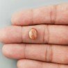 Pietra Di Sole 'Eliolite' Naturale Forma Ovale Piatto Cabochon Liscio Fatto a Mano 10X8X4mm 3,15 Carati 1pz