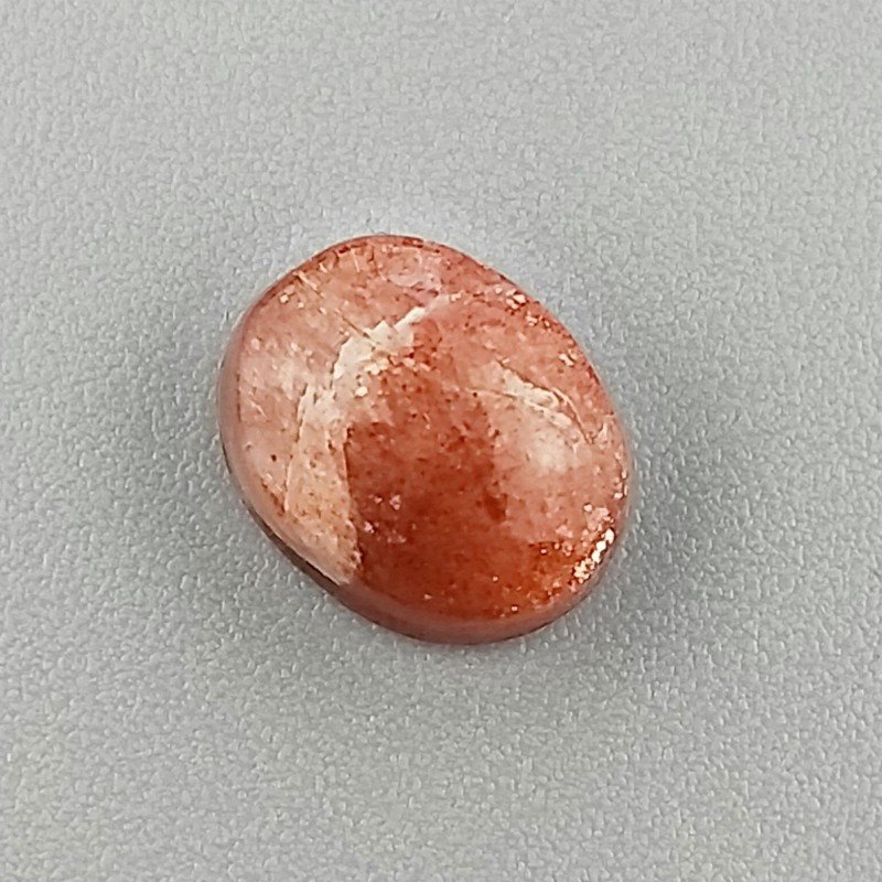 Pietra Di Sole 'Eliolite' Naturale Forma Ovale Piatto Cabochon Liscio Fatto a Mano 10X8X4mm 2,90 Carati 1pz