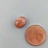 Pietra Di Sole 'Eliolite' Naturale Forma Ovale Piatto Cabochon Liscio Fatto a Mano 10X8X4mm 2,90 Carati 1pz
