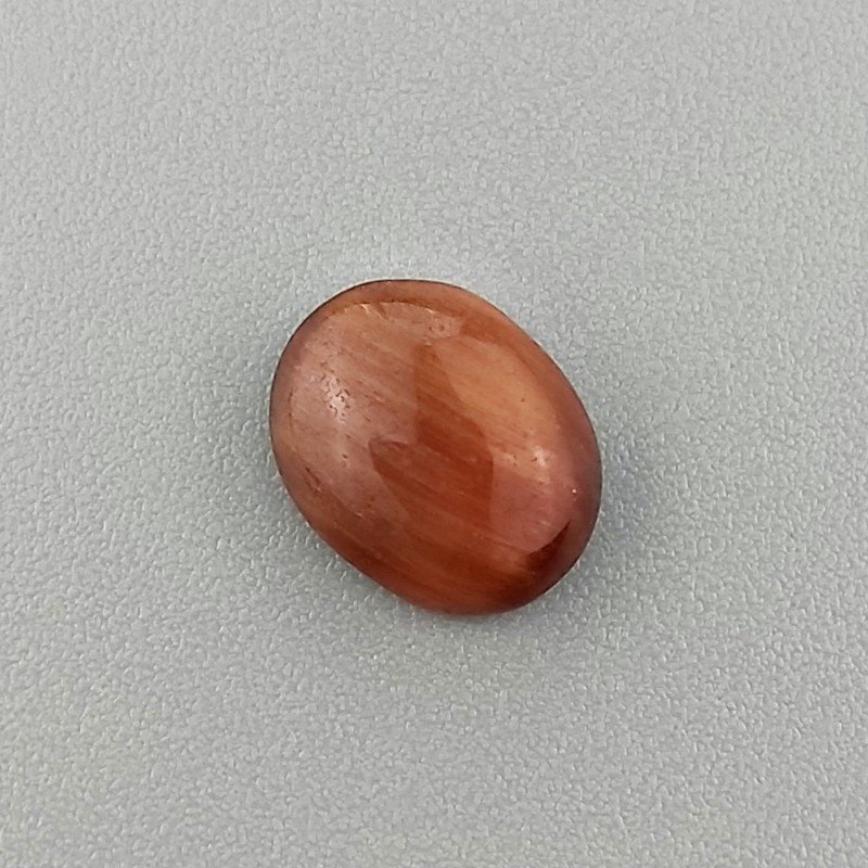Pietra Di Sole 'Eliolite' Naturale Forma Ovale Piatto Cabochon Liscio Fatto a Mano 10X8X3mm 2,20 Carati 1pz