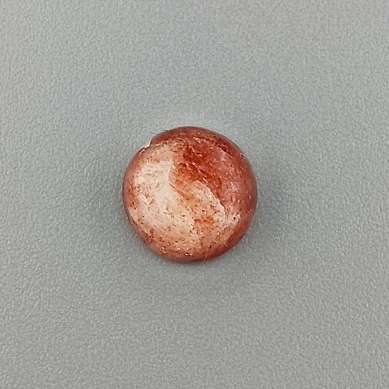 Pietra Di Sole 'Eliolite' Naturale Forma Tondo Piatto Cabochon Liscio Fatto a Mano 9X9X3mm 2,35 Carati 1pz