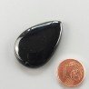 Ossidiana Arcobaleno Sheen Forma Goccia Piatto Cabochon Liscio Fatto a Mano 21X14X5mm 2,16gm 1pz