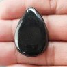 Ossidiana Arcobaleno Sheen Forma Goccia Piatto Cabochon Liscio Fatto a Mano 21X14X5mm 2,16gm 1pz