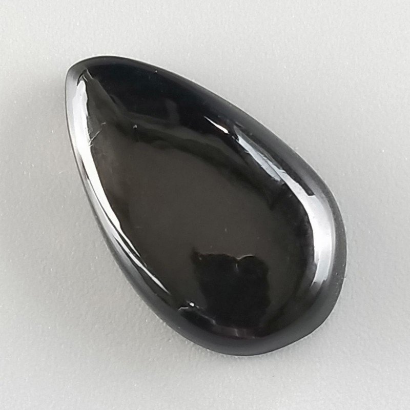 Ossidiana Arcobaleno Sheen Forma Goccia Piatto Cabochon Liscio Fatto a Mano 27X15X6mm 3,50gm 1pz