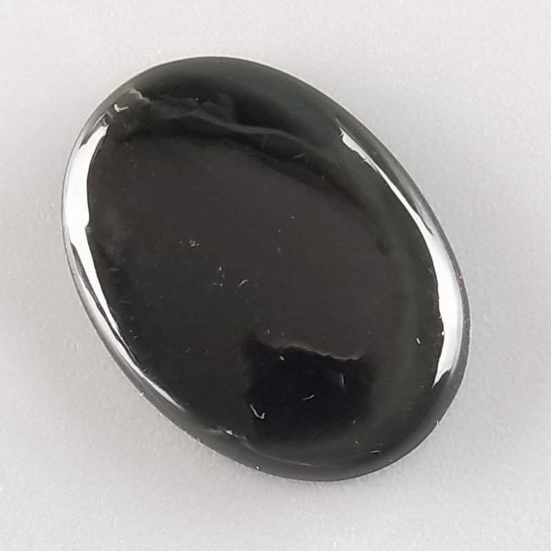 Ossidiana Arcobaleno Sheen Forma Ovale Piatto Cabochon Liscio Fatto a Mano 25X19X4mm 3,30gm 1pz