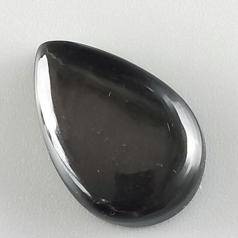 Ossidiana Arcobaleno Sheen Forma Goccia Piatto Cabochon Liscio Fatto a Mano 24X16X6mm 3,70gm 1pz