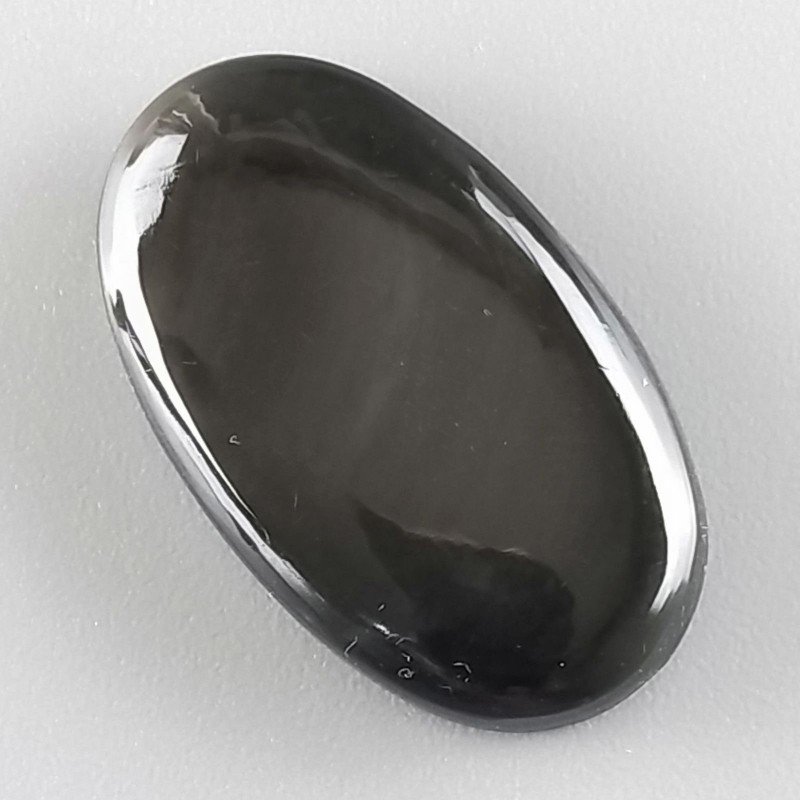 Ossidiana Arcobaleno Sheen Forma Ovale Piatto Cabochon Liscio Fatto a Mano 20X6X5mm 3,60gm 1pz