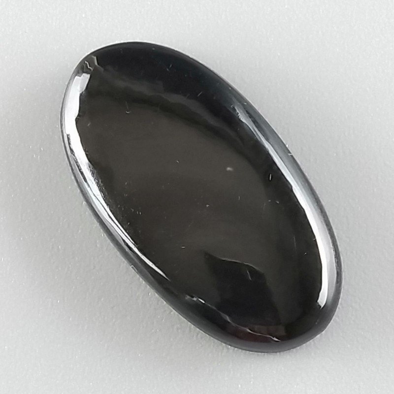 Ossidiana Arcobaleno Sheen Forma Ovale Piatto Cabochon Liscio Fatto a Mano 28X15X5mm 3,70gm 1pz