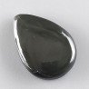 Ossidiana Arcobaleno Sheen Forma Goccia Piatto Cabochon Liscio Fatto a Mano 22X16X8mm 2,40gm 1pz