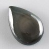 Ossidiana Arcobaleno Sheen Forma Goccia Piatto Cabochon Liscio Fatto a Mano 21X14X5mm 2,00gm 1pz