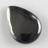 Ossidiana Arcobaleno Sheen Forma Goccia Piatto Cabochon Liscio Fatto a Mano 22X15X4mm 1,60gm 1pz