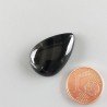 Ossidiana Arcobaleno Sheen Forma Goccia Piatto Cabochon Liscio Fatto a Mano 24X16X5mm 2,64gm 1pz