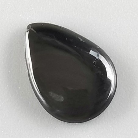Ossidiana Arcobaleno Sheen Forma Goccia Piatto Cabochon Liscio Fatto a Mano 17X12X3mm 0,83gm 1pz