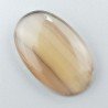 Fluorite Naturale Forma Ovale Piatto Cabochon Liscio Fatto a Mano 35X22X6mm 8,95gm 1pz