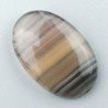 Fluorite Naturale Forma Ovale Piatto Cabochon Liscio Fatto a Mano 34X22X6mm 10,00gm 1pz