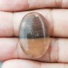 Fluorite Naturale Forma Ovale Piatto Cabochon Liscio Fatto a Mano 28X19X5mm 6,20gm 1pz