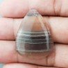 Fluorite Naturale Forma Goccia Piatto Cabochon Liscio Fatto a Mano 35X25X5mm 8,20gm 1pz
