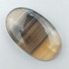 Fluorite Naturale Forma Ovale Piatto Cabochon Liscio Fatto a Mano 46X28mm 20,08gm 1pz