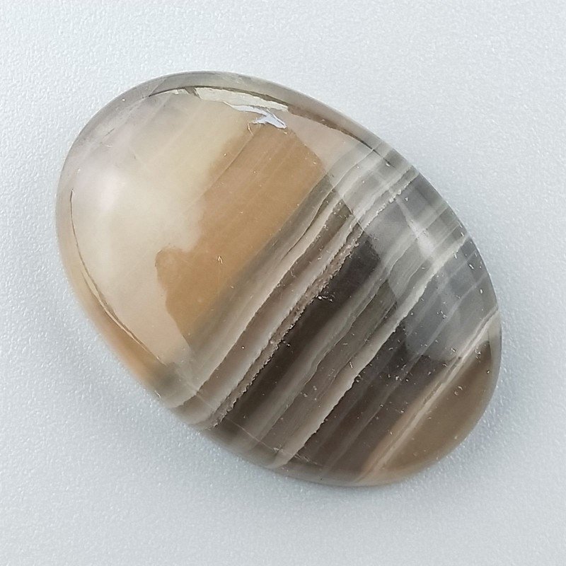 Fluorite Naturale Forma Ovale Piatto Cabochon Liscio Fatto a Mano 33X23X7mm 11,30gm 1pz